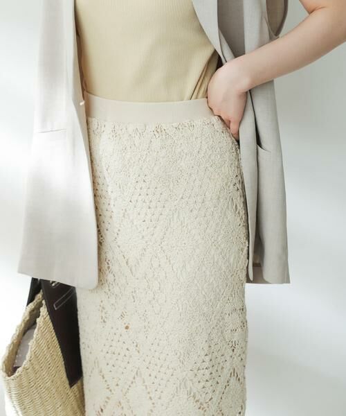 SENSE OF PLACE by URBAN RESEARCH / センスオブプレイス バイ アーバンリサーチ スカート | クロシェナロースカート | 詳細16