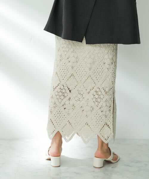 SENSE OF PLACE by URBAN RESEARCH / センスオブプレイス バイ アーバンリサーチ スカート | クロシェナロースカート | 詳細27