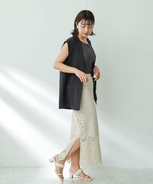SENSE OF PLACE by URBAN RESEARCH / センスオブプレイス バイ アーバンリサーチ スカート | クロシェナロースカート | 詳細29