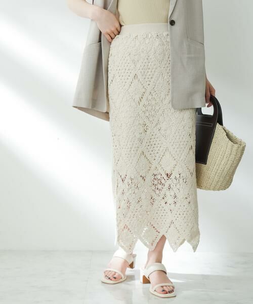 SENSE OF PLACE by URBAN RESEARCH / センスオブプレイス バイ アーバンリサーチ スカート | クロシェナロースカート | 詳細17