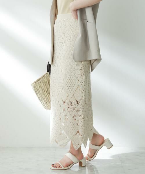 SENSE OF PLACE by URBAN RESEARCH / センスオブプレイス バイ アーバンリサーチ スカート | クロシェナロースカート | 詳細19