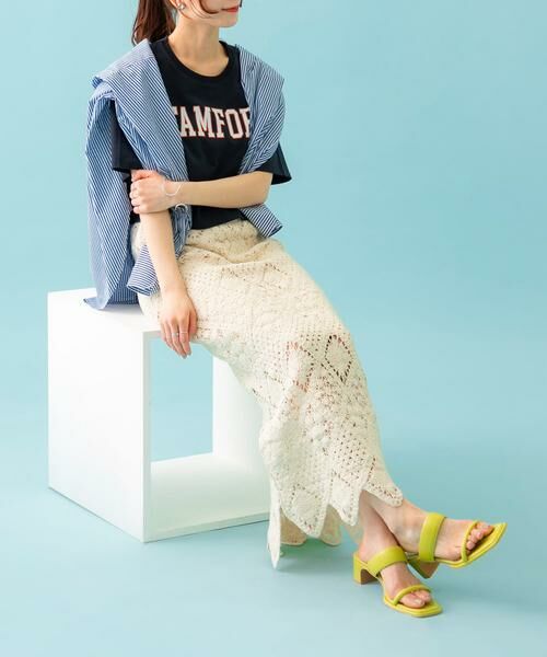 SENSE OF PLACE by URBAN RESEARCH / センスオブプレイス バイ アーバンリサーチ スカート | クロシェナロースカート | 詳細24