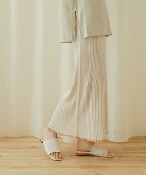 SENSE OF PLACE by URBAN RESEARCH / センスオブプレイス バイ アーバンリサーチ スカート | トリミングナローニットスカート | 詳細10