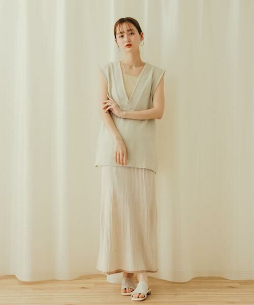 SENSE OF PLACE by URBAN RESEARCH / センスオブプレイス バイ アーバンリサーチ スカート | トリミングナローニットスカート | 詳細12