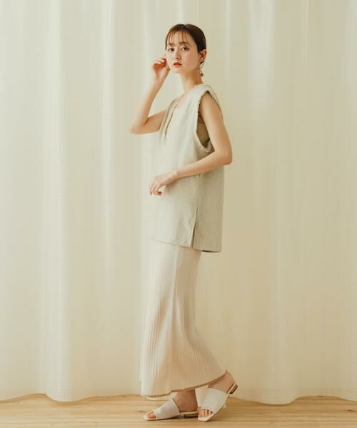 SENSE OF PLACE by URBAN RESEARCH / センスオブプレイス バイ アーバンリサーチ スカート | トリミングナローニットスカート | 詳細13