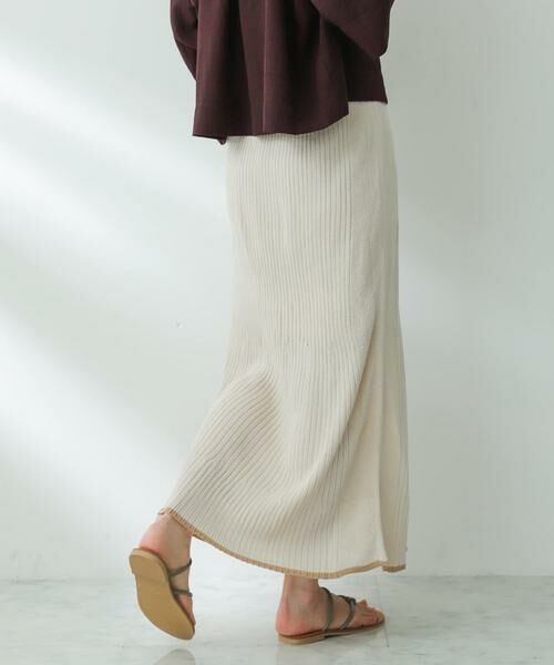 SENSE OF PLACE by URBAN RESEARCH / センスオブプレイス バイ アーバンリサーチ スカート | トリミングナローニットスカート | 詳細5