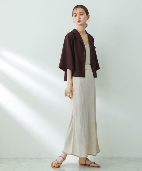 SENSE OF PLACE by URBAN RESEARCH / センスオブプレイス バイ アーバンリサーチ スカート | トリミングナローニットスカート | 詳細6