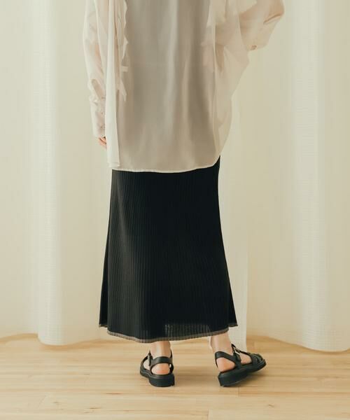 SENSE OF PLACE by URBAN RESEARCH / センスオブプレイス バイ アーバンリサーチ スカート | トリミングナローニットスカート | 詳細28