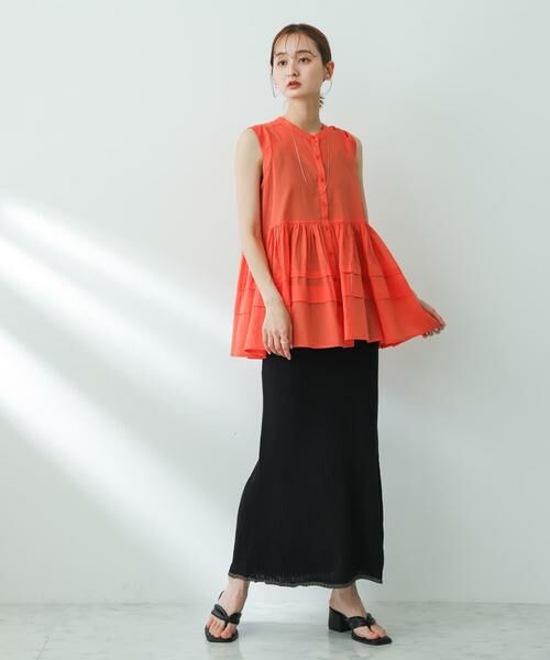 SENSE OF PLACE by URBAN RESEARCH / センスオブプレイス バイ アーバンリサーチ スカート | トリミングナローニットスカート | 詳細22