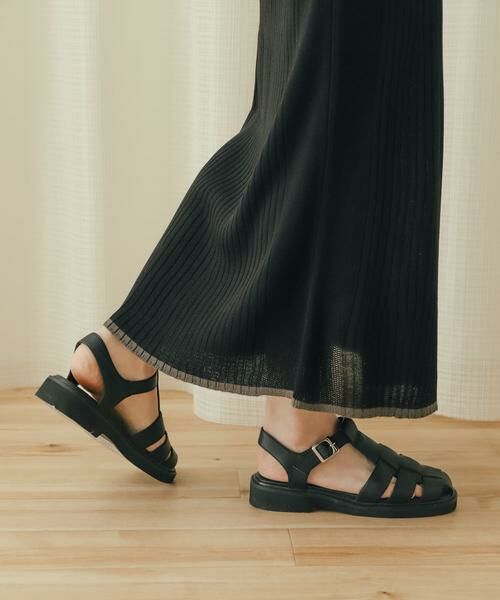 SENSE OF PLACE by URBAN RESEARCH / センスオブプレイス バイ アーバンリサーチ スカート | トリミングナローニットスカート | 詳細26