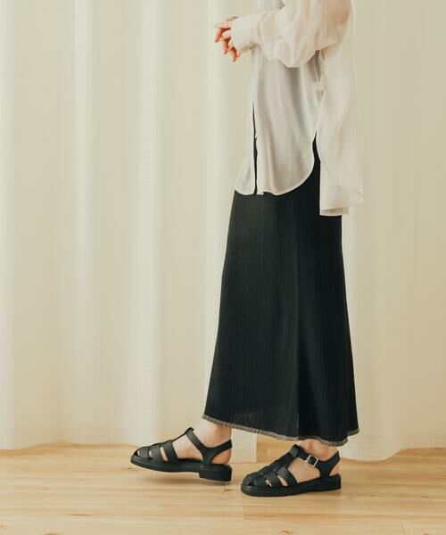SENSE OF PLACE by URBAN RESEARCH / センスオブプレイス バイ アーバンリサーチ スカート | トリミングナローニットスカート | 詳細27