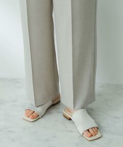 SENSE OF PLACE by URBAN RESEARCH / センスオブプレイス バイ アーバンリサーチ サンダル | サテンストレッチミュール