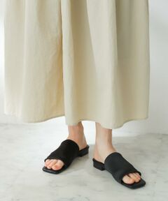 SENSE OF PLACE by URBAN RESEARCH / センスオブプレイス バイ アーバンリサーチ サンダル | サテンストレッチミュール