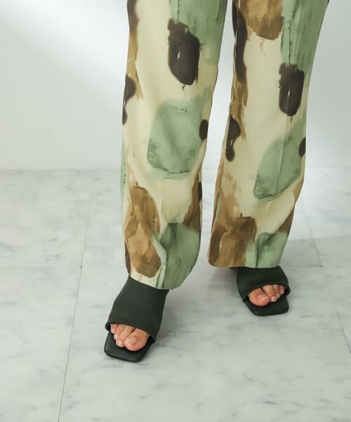 SENSE OF PLACE by URBAN RESEARCH / センスオブプレイス バイ アーバンリサーチ サンダル | サテンストレッチミュール | 詳細1