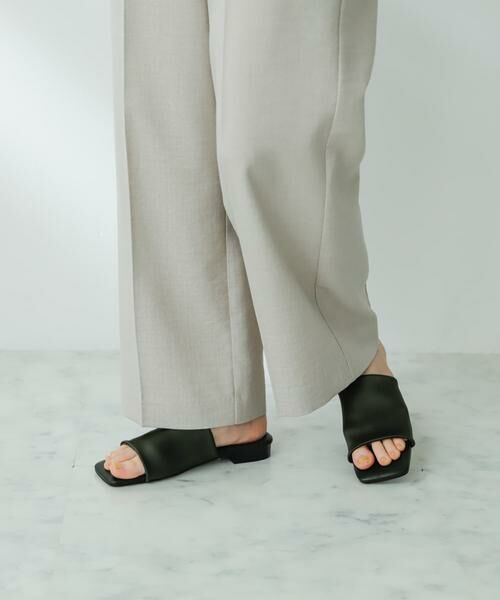 SENSE OF PLACE by URBAN RESEARCH / センスオブプレイス バイ アーバンリサーチ サンダル | サテンストレッチミュール | 詳細4