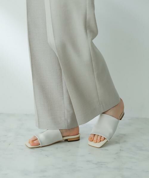 SENSE OF PLACE by URBAN RESEARCH / センスオブプレイス バイ アーバンリサーチ サンダル | サテンストレッチミュール | 詳細10
