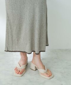 SENSE OF PLACE by URBAN RESEARCH / センスオブプレイス バイ アーバンリサーチ サンダル | パテッドトングヒールサンダル