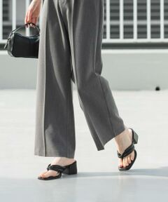 SENSE OF PLACE by URBAN RESEARCH / センスオブプレイス バイ アーバンリサーチ サンダル | パテッドトングヒールサンダル