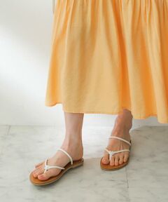 SENSE OF PLACE by URBAN RESEARCH / センスオブプレイス バイ アーバンリサーチ サンダル | コードトングフラットサンダル