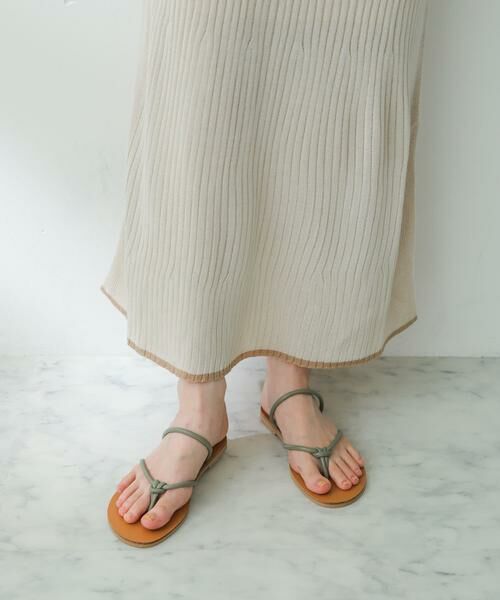 SENSE OF PLACE by URBAN RESEARCH / センスオブプレイス バイ アーバンリサーチ サンダル | コードトングフラットサンダル | 詳細1