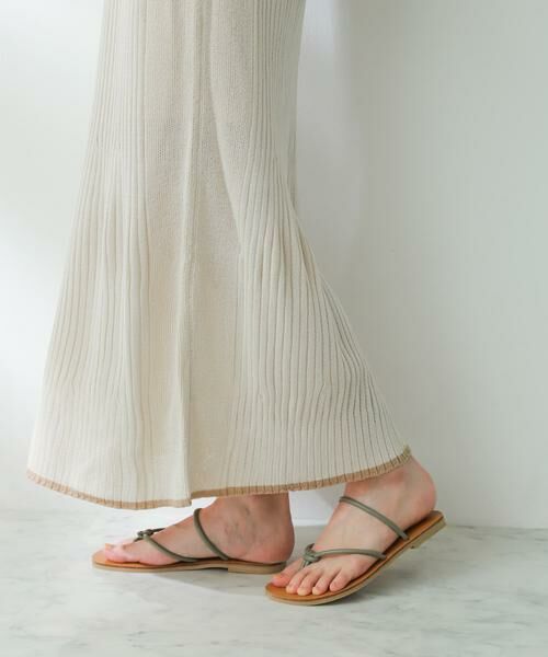 SENSE OF PLACE by URBAN RESEARCH / センスオブプレイス バイ アーバンリサーチ サンダル | コードトングフラットサンダル | 詳細3