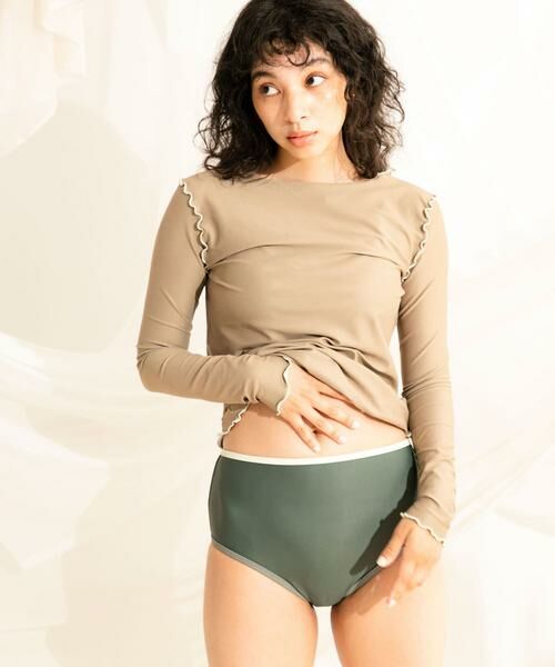 SENSE OF PLACE by URBAN RESEARCH / センスオブプレイス バイ アーバンリサーチ 水着・スイムグッズ | メローラインロングスリーブラッシュガード | 詳細10