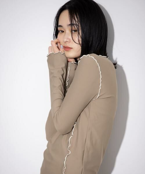 SENSE OF PLACE by URBAN RESEARCH / センスオブプレイス バイ アーバンリサーチ 水着・スイムグッズ | メローラインロングスリーブラッシュガード | 詳細3