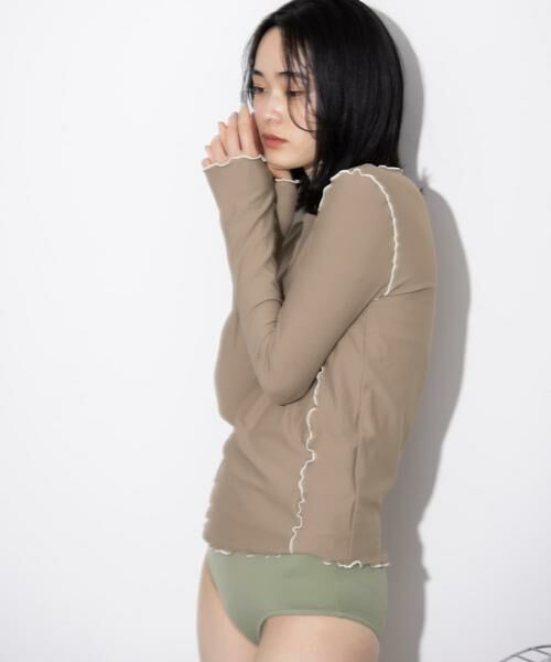 SENSE OF PLACE by URBAN RESEARCH / センスオブプレイス バイ アーバンリサーチ 水着・スイムグッズ | メローラインロングスリーブラッシュガード | 詳細7