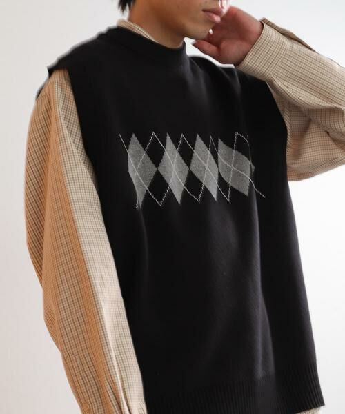 SENSE OF PLACE by URBAN RESEARCH / センスオブプレイス バイ アーバンリサーチ ベスト | 『ユニセックス』アーガイルニットベスト | 詳細19
