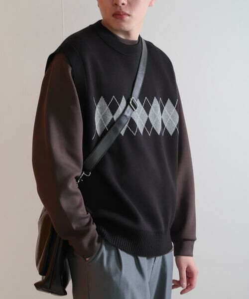 SENSE OF PLACE by URBAN RESEARCH / センスオブプレイス バイ アーバンリサーチ ベスト | 『ユニセックス』アーガイルニットベスト | 詳細28