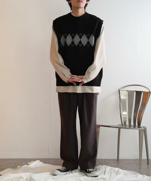 SENSE OF PLACE by URBAN RESEARCH / センスオブプレイス バイ アーバンリサーチ ベスト | 『ユニセックス』アーガイルニットベスト | 詳細23