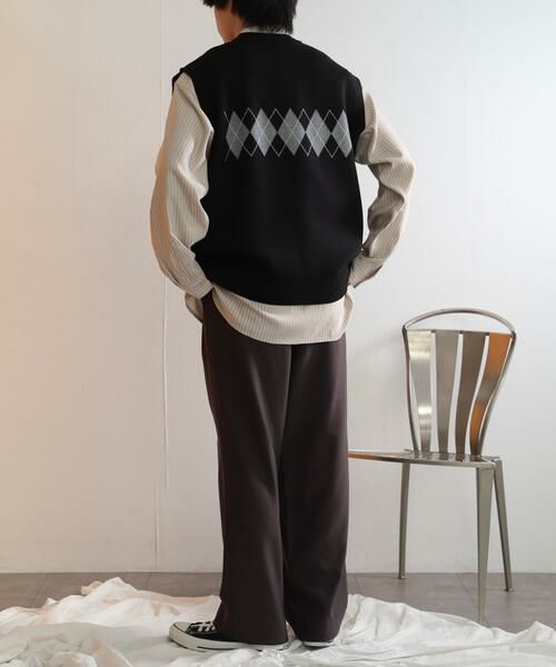 SENSE OF PLACE by URBAN RESEARCH / センスオブプレイス バイ アーバンリサーチ ベスト | 『ユニセックス』アーガイルニットベスト | 詳細24