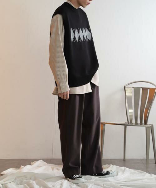 SENSE OF PLACE by URBAN RESEARCH / センスオブプレイス バイ アーバンリサーチ ベスト | 『ユニセックス』アーガイルニットベスト | 詳細25