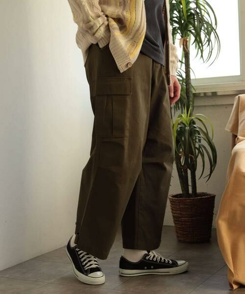 SENSE OF PLACE by URBAN RESEARCH / センスオブプレイス バイ アーバンリサーチ その他パンツ | ウォッシュドカーゴワイドパンツ | 詳細1