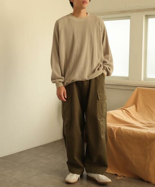 SENSE OF PLACE by URBAN RESEARCH / センスオブプレイス バイ アーバンリサーチ その他パンツ | ウォッシュドカーゴワイドパンツ | 詳細7