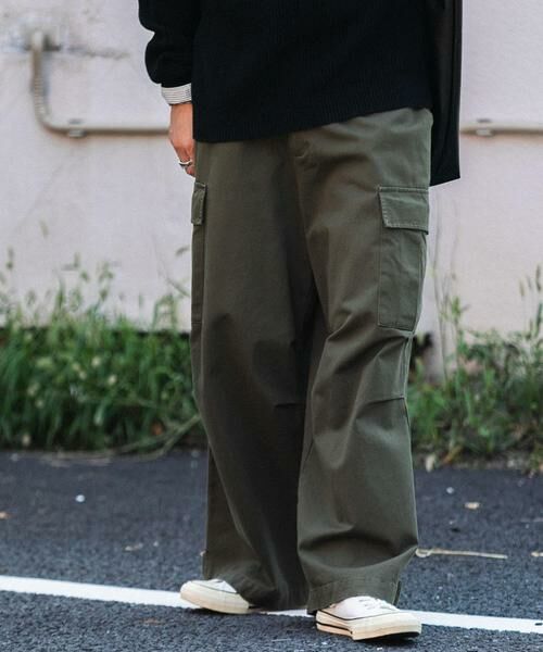 SENSE OF PLACE by URBAN RESEARCH / センスオブプレイス バイ アーバンリサーチ その他パンツ | ウォッシュドカーゴワイドパンツ | 詳細8