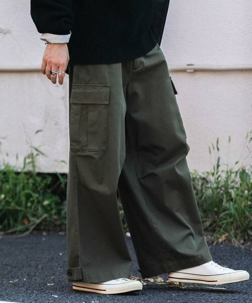 SENSE OF PLACE by URBAN RESEARCH / センスオブプレイス バイ アーバンリサーチ その他パンツ | ウォッシュドカーゴワイドパンツ | 詳細9