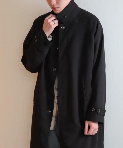SENSE OF PLACE by URBAN RESEARCH / センスオブプレイス バイ アーバンリサーチ ステンカラーコート | 『ユニセックス』バルマカーンルーズコート | 詳細12