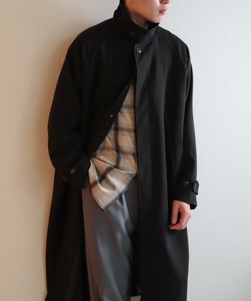 SENSE OF PLACE by URBAN RESEARCH / センスオブプレイス バイ アーバンリサーチ ステンカラーコート | 『ユニセックス』バルマカーンルーズコート | 詳細14