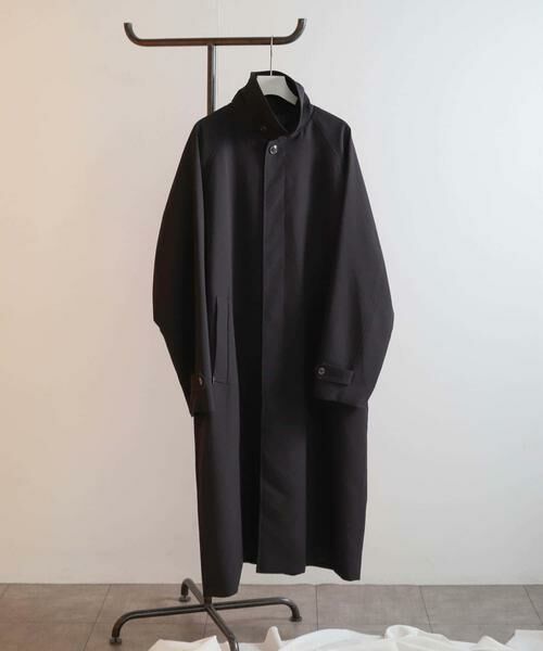 SENSE OF PLACE by URBAN RESEARCH / センスオブプレイス バイ アーバンリサーチ ステンカラーコート | 『ユニセックス』バルマカーンルーズコート | 詳細20