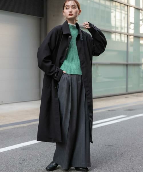 SENSE OF PLACE by URBAN RESEARCH / センスオブプレイス バイ アーバンリサーチ ステンカラーコート | 『ユニセックス』バルマカーンルーズコート | 詳細4