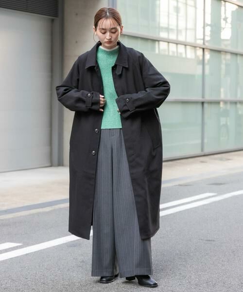 SENSE OF PLACE by URBAN RESEARCH / センスオブプレイス バイ アーバンリサーチ ステンカラーコート | 『ユニセックス』バルマカーンルーズコート | 詳細5