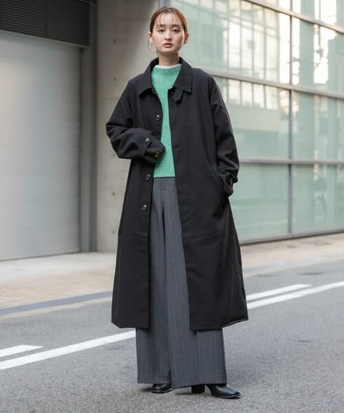 SENSE OF PLACE by URBAN RESEARCH / センスオブプレイス バイ アーバンリサーチ ステンカラーコート | 『ユニセックス』バルマカーンルーズコート | 詳細6