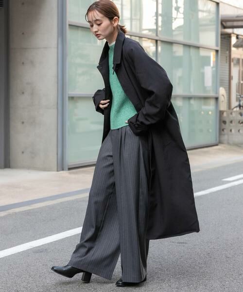 SENSE OF PLACE by URBAN RESEARCH / センスオブプレイス バイ アーバンリサーチ ステンカラーコート | 『ユニセックス』バルマカーンルーズコート | 詳細7