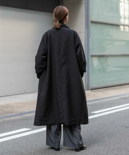 SENSE OF PLACE by URBAN RESEARCH / センスオブプレイス バイ アーバンリサーチ ステンカラーコート | 『ユニセックス』バルマカーンルーズコート | 詳細8