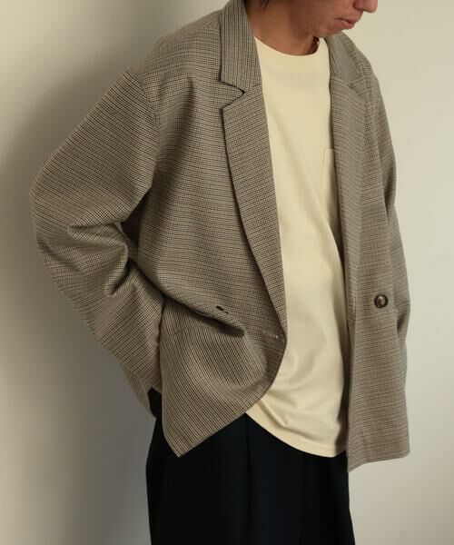SENSE OF PLACE by URBAN RESEARCH / センスオブプレイス バイ アーバンリサーチ その他アウター | チェックダブルルーズジャケット | 詳細11