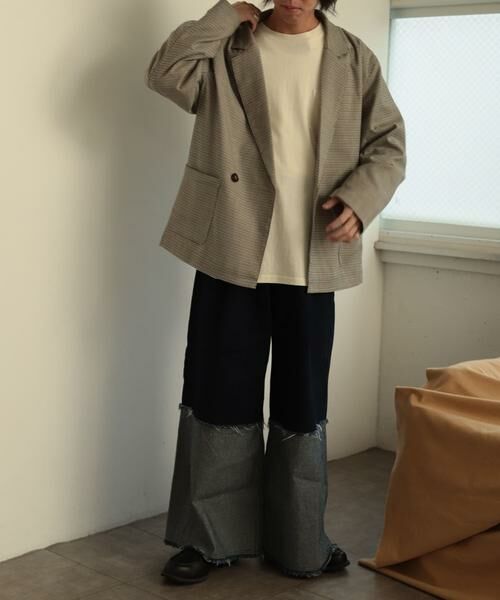 SENSE OF PLACE by URBAN RESEARCH / センスオブプレイス バイ アーバンリサーチ その他アウター | チェックダブルルーズジャケット | 詳細12