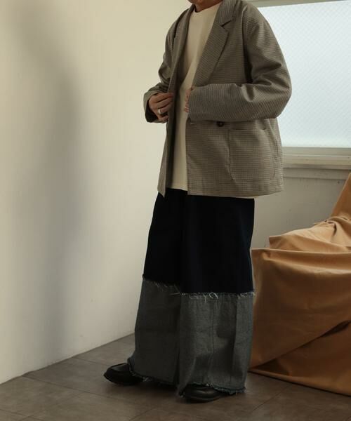 SENSE OF PLACE by URBAN RESEARCH / センスオブプレイス バイ アーバンリサーチ その他アウター | チェックダブルルーズジャケット | 詳細13