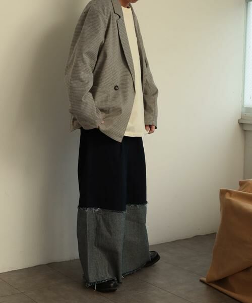 SENSE OF PLACE by URBAN RESEARCH / センスオブプレイス バイ アーバンリサーチ その他アウター | チェックダブルルーズジャケット | 詳細14