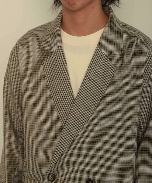 SENSE OF PLACE by URBAN RESEARCH / センスオブプレイス バイ アーバンリサーチ その他アウター | チェックダブルルーズジャケット | 詳細19